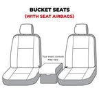Covercraft19-20 Ford F150 Carhartt Super Dux SeatSaver Front Row Custom Seat Cover - Gravel