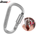 Camping Outdoor Alloy D-ring Screw Lock Buckle Carabiners 3PC