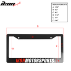 2PC License Plate Frame Cover Tag Holder Bracket  & Screw Cap