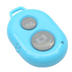 Blue Remote Bluetooth Selfie Stick Tripod Holder