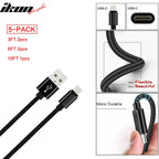 Type C USB Charge Cable Fast Charging Data Sync Cable 3Ft 6Ft 10Ft