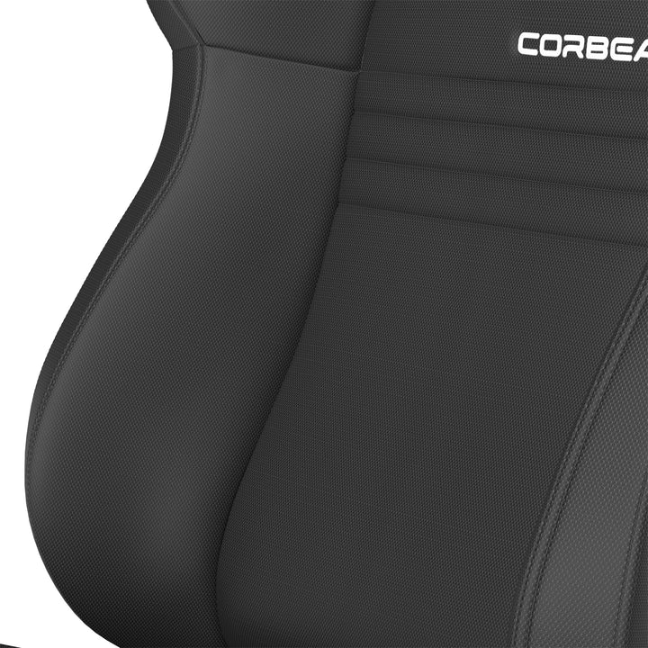 Corbeau A4 Black or Red Cloth Seats - UNIVERSAL (Pair)