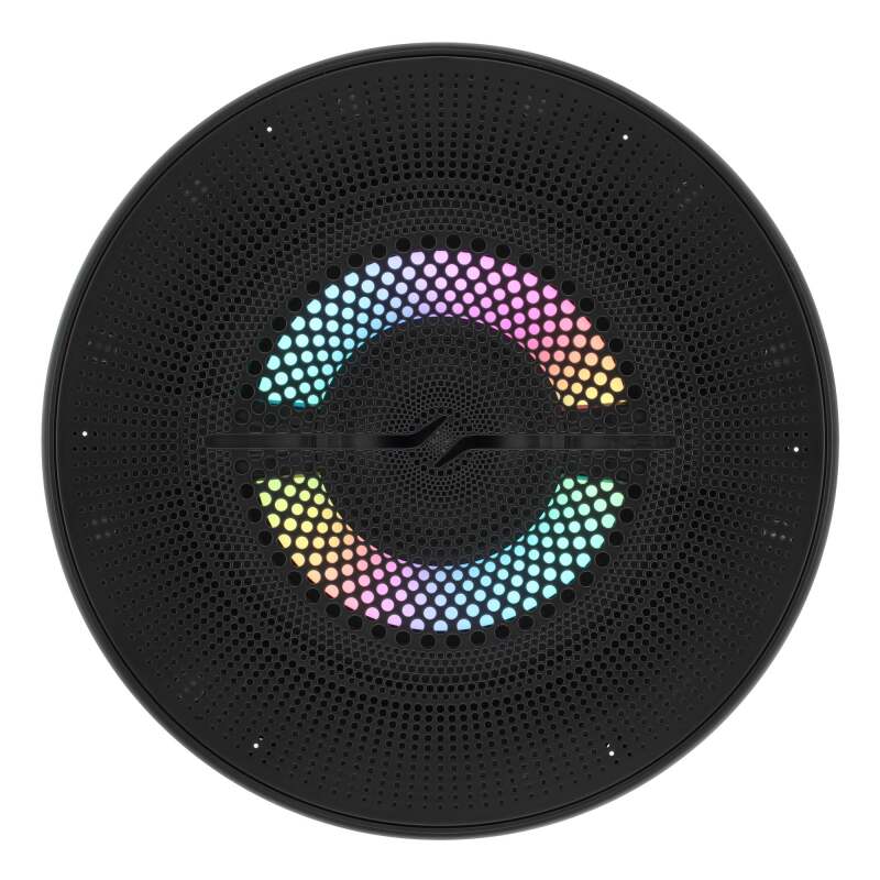 DS18 6.5in 2-Way 150 Watts RMS 4ohm Digital LED Lights Bullet Tweeter Black