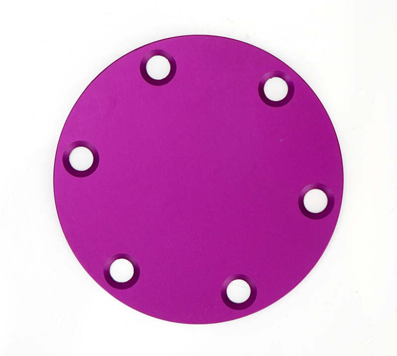 NRG Horn Delete Plate Laser Logo - Purple