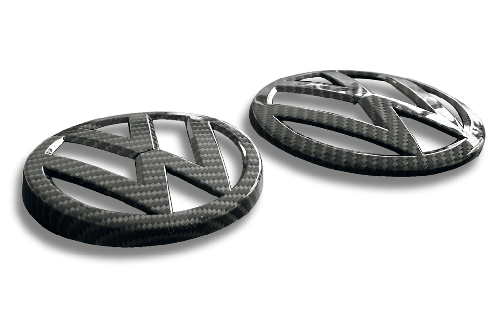 VW Golf 7 - Base, GTI, R - Carbon Fiber Look Emblem Set (2012-2017)