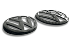 VW Golf 7 - Base, GTI, R - Carbon Fiber Look Emblem Set (2012-2017)