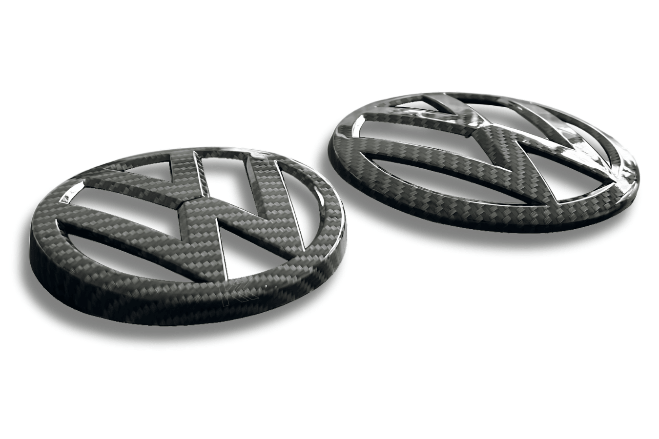VW Golf 7 - Base, GTI, R - Carbon Fiber Look Emblem Set (2012-2017)