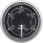 AutoMeter Chrono 2-1/16in 140-380 Degree Temperature Digital Stepper Motor Gauge - Chrome
