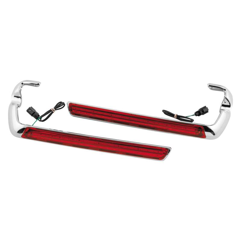 Letric Lighting Saddlebag Side Marker LED Chrome/Red