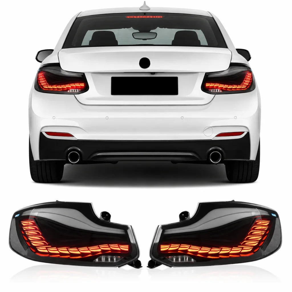 BMW 2 Series F22/F23 Dragon Scale GTS Style LED Tail Lights Assembly