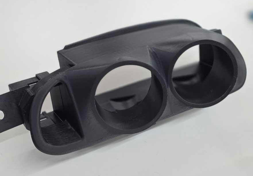 Corvette C5 Center Vent Gauge Pod for Dual 2 1/16" Gauges  by FI Performance