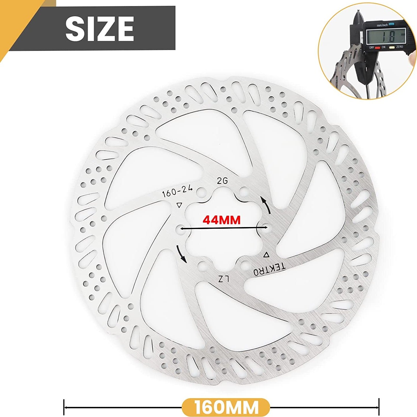 Tektro TR-24 Disc - 140/160/180/203mm