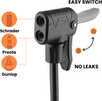 Hycline Gauge Booster Bike Pump