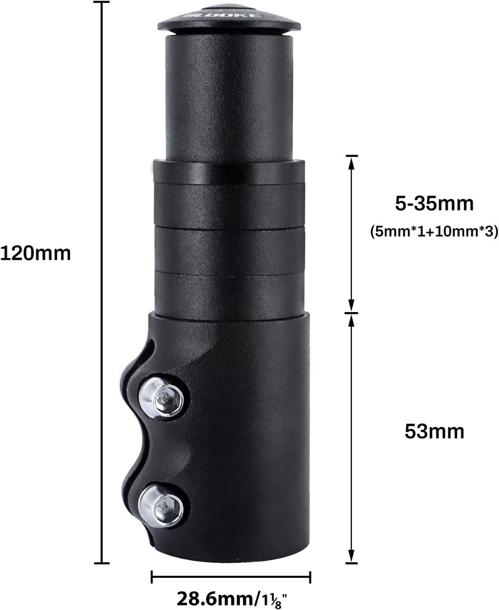 Bike Fork Stem Extender Bicycle Handlebar Stem Riser