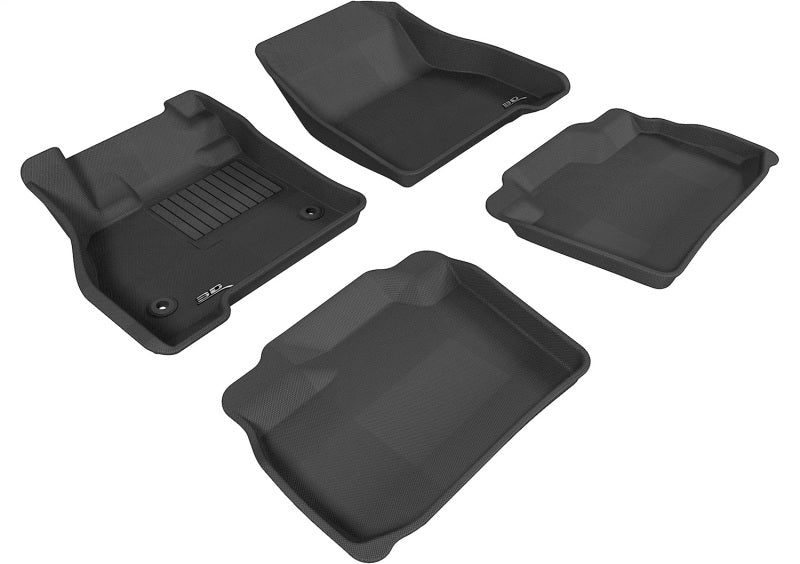 3D MAXpider 11-12 Nissan Leaf Kagu Black Full Set