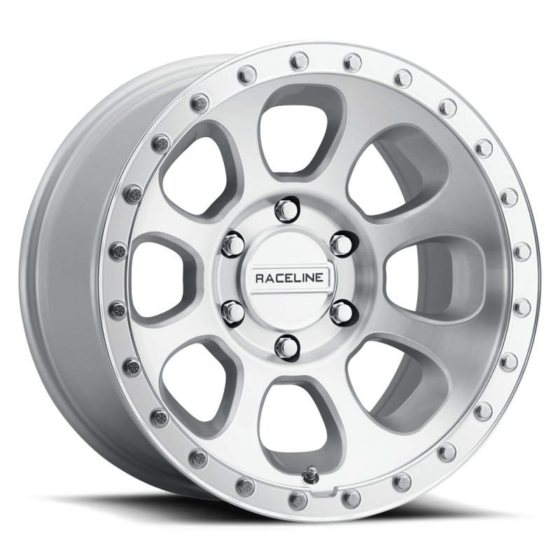 Raceline 961MC Bolt 17x9in / 8x170 BP / -12mm Offset / 130.81mm Bore - Machined Cc