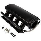 Fast Intake Manifold, Rhs Sheet Met Al, Ls Cathedral Port, Black W/ Fuel Rail Kit