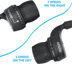 Bicycle 21-Speed Twist Shifter Set