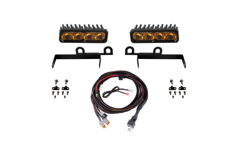 Diode Dynamics 2013-2018 Ram 1500 Ram SportExpress SS6 Max LED Kit Yellow Driving 3000K