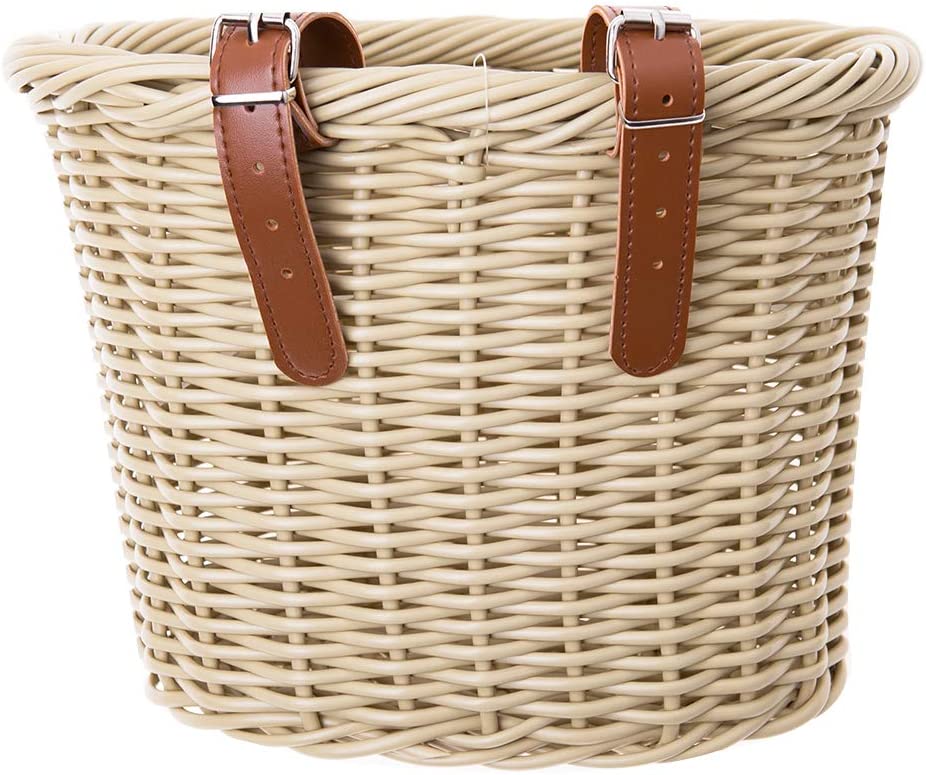 Hycline Bike Basket Front Handlebar Storage Basket for Adult and Kids