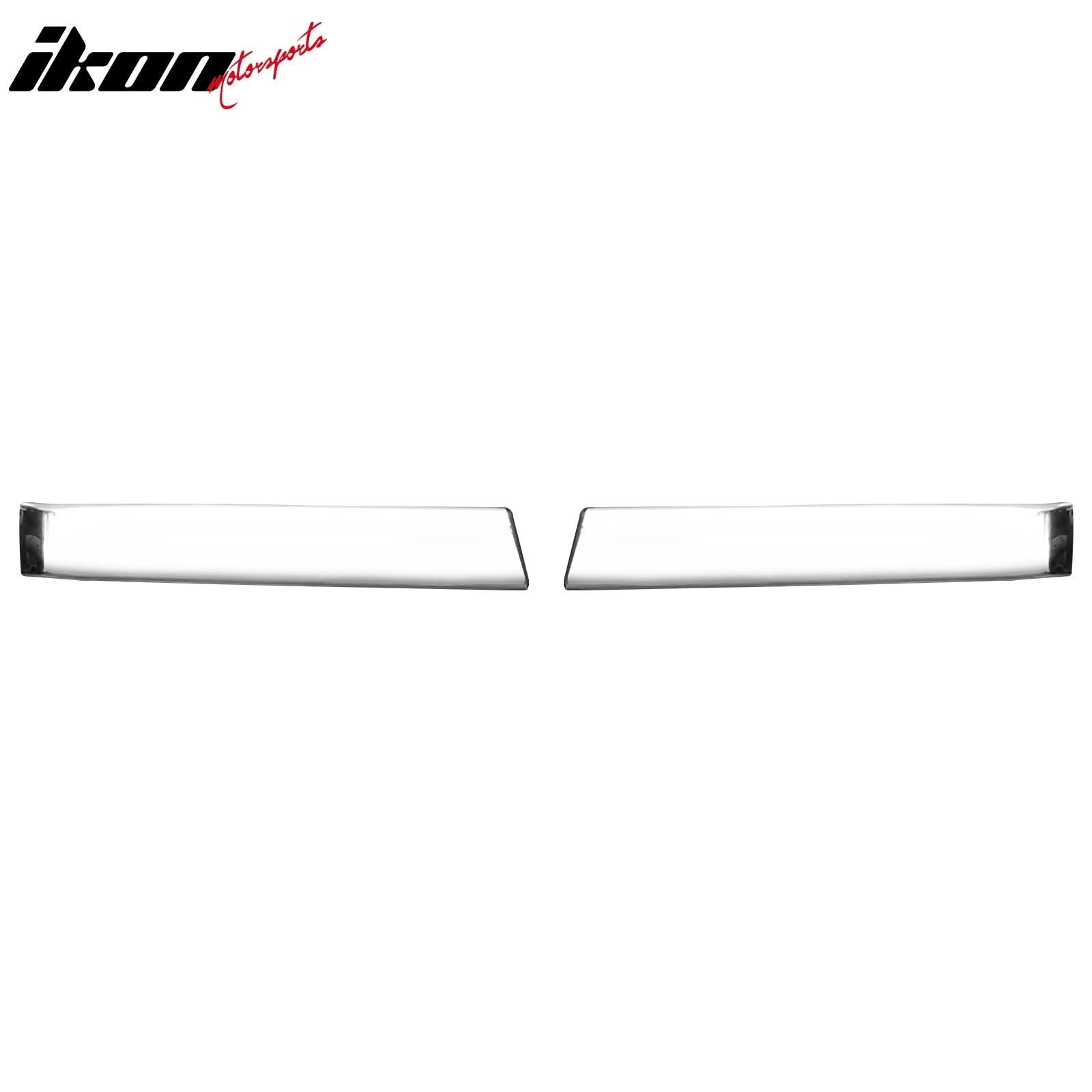 2007 Chevy Silverado Classic Headlight Bezels Chrome Stainless Steel
