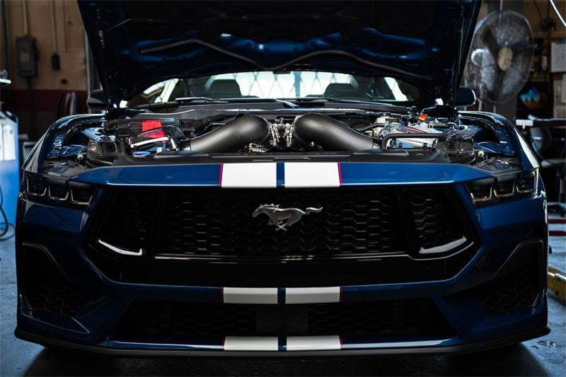 Corsa 2024+ Ford Mustang GT 5.0L Carbon Fiber Cold Air Intake w/ MaxFlow Oiled Air Filters - Matte