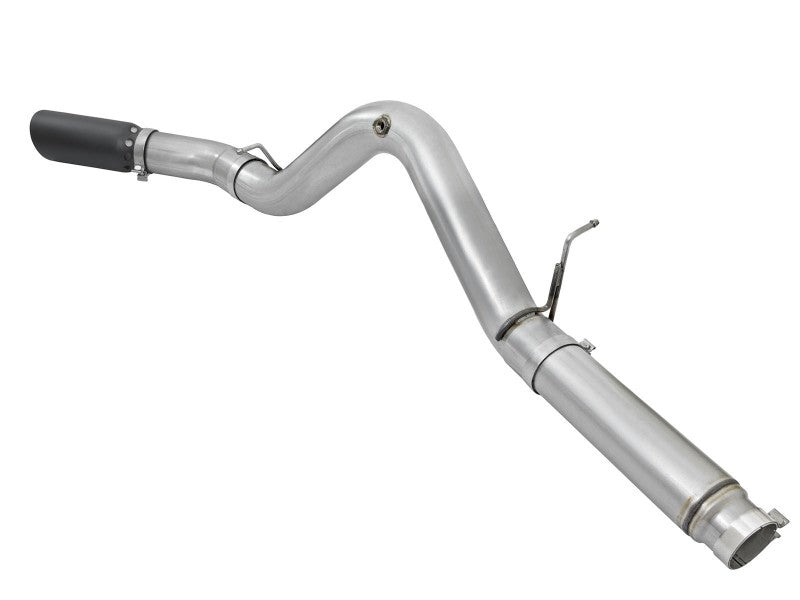 aFe Atlas Exhaust 5in DPF-Back Aluminized Steel w/ Black Tips 16-17 GM Diesel Truck V8-6.6L (td)