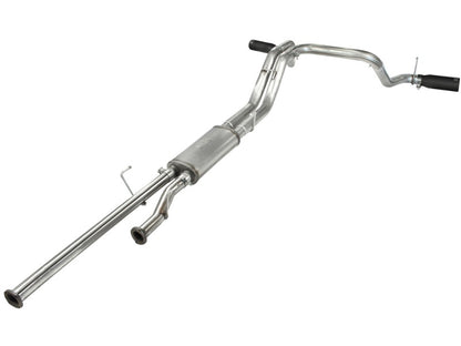 aFe MACHForce XP 2-1/2in to 3in 409 SS Cat-Back Exhaust w/ Black Tips 10-17 Toyota Tundra V8 5.7L
