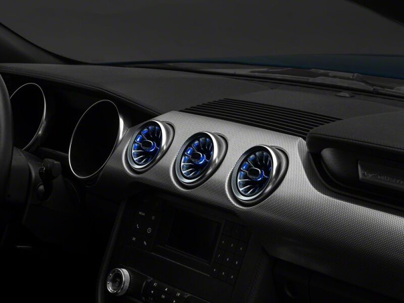 Raxiom 15-23 Ford Mustang Axial Series LED Color Changing Air Vent Outlets