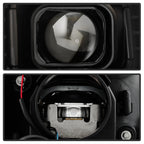 Spyder 07-14 GMC Yukon High-Power LED Headlights - Black (PRO-YD-GY07V2PL-BK)