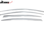 2014-2016 Kia Cadenza Chrome ABS Window Visors Tape On Deflectors 4PCS
