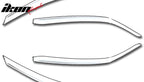 2009-2013 Kia Forte All Models Chrome ABS Window Visors Tape On 4PCS
