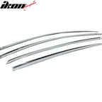 2011-2015 Kia Optima Window Visor ABS Chrome Sun Rain Side Guard 4PC