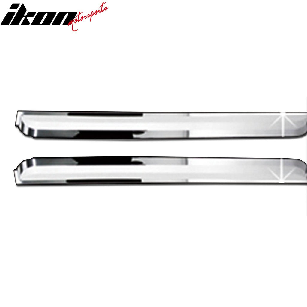 2010-2013 Kia Soul Window Visor ABS Chrome Sun Rain Side Guard 4PC