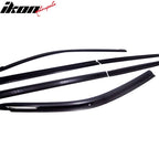 2010-2022 Lexus GX460 Window Visor ABS Dark Smoke Sun Rain Guard 6PC
