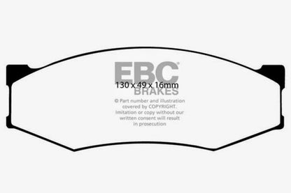 EBC 90-93 Infiniti M30 3.0L Ultimax2 Front Brake Pads