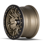 Dirty Life 9303 DT-1 20x9 / 8x165.1 BP / 0mm Offset / 130.8mm Hub Satin Gold Wheel - Beadlock