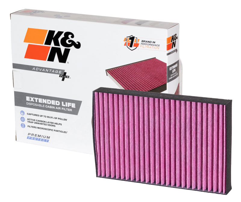 K&N Disposable Cabin Air Filter Advantage Plus 12-16 Tesla Model S