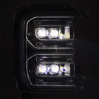 AlphaRex 23-26 Ford F-250 SD NOVA LED Proj Headlights Blk w/Activ Light/Seq Signal/Switchback