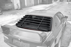 BMW E36 Coupe Series 3 Black Back Windshield Louvers (1992 - 1999)