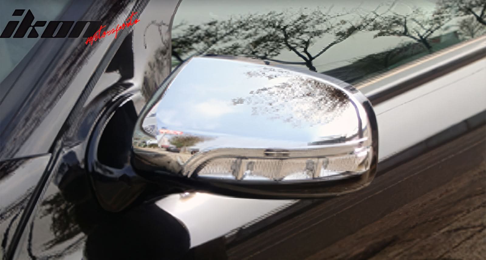2007-2009 Benz E-Class W211 Rearview Mirror Cover Overlay Chrome ABS