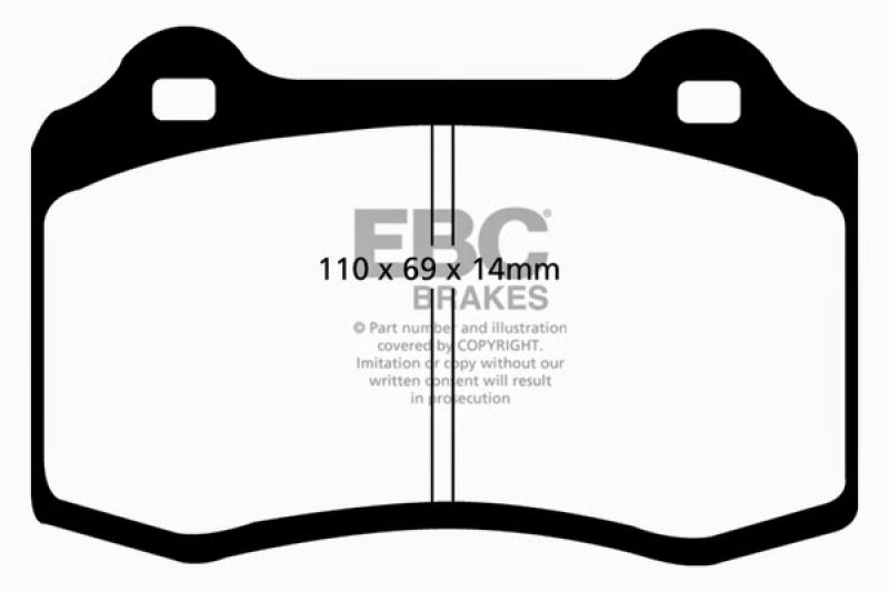 EBC 96-03 Alfa Romeo GTV 3.0 (Brembo) Ultimax2 Front Brake Pads