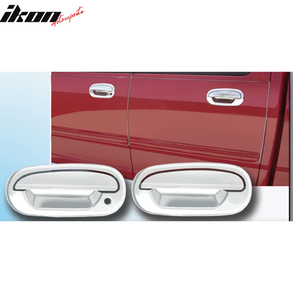 1997-2003 Ford F-150 F150 2PCS Chrome Door Handle Cover W/1-Keyhole