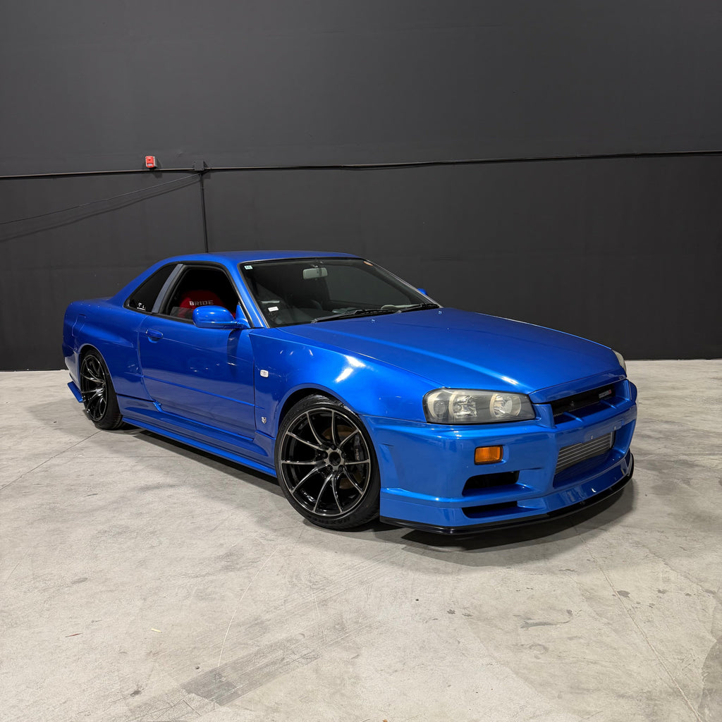 2000 Nissan Skyline R34 GTT Bayside Blue by Bull Boost Performance