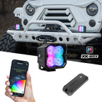 XKGlow XKmax RGBW Addressable Cube Light Kit - Spot Beam
