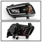 Spyder 11-14 Dodge Charger Halogen Model Only High-Power LED Headlights - (PRO-YD-DCH11PL-BK)