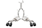 Corsa 22-25 Cadillac CT4 V Blackwing 3in Active Valve Cat-Back - 4.5in Carbon Fiber Black Tip