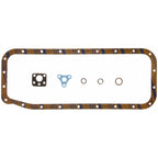 Fel-Pro OS 10701 C-1 Engine Oil Pan Gasket Set Blue Stripe cork-rubber