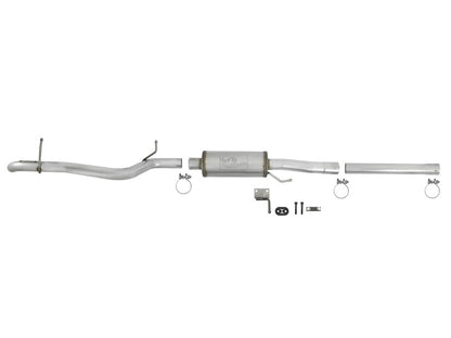 aFe Scorpion 2-1/2in Aluminized Steel Cat-Back Exhaust 07-18 Jeep Wrangler (JK) V6 3.6L/3.8L (2/4dr)