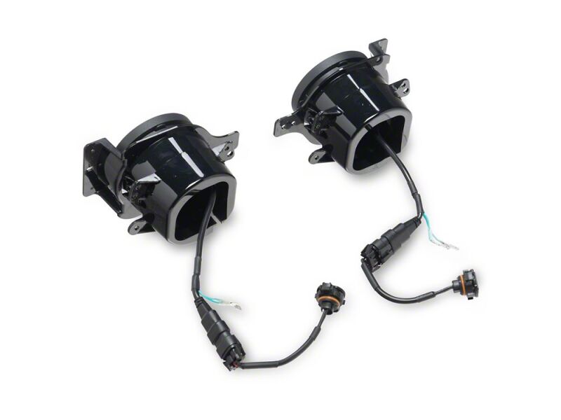 Raxiom 18-26 Jeep Wrangler JL LED Fog Lights with Amber Turn Signal